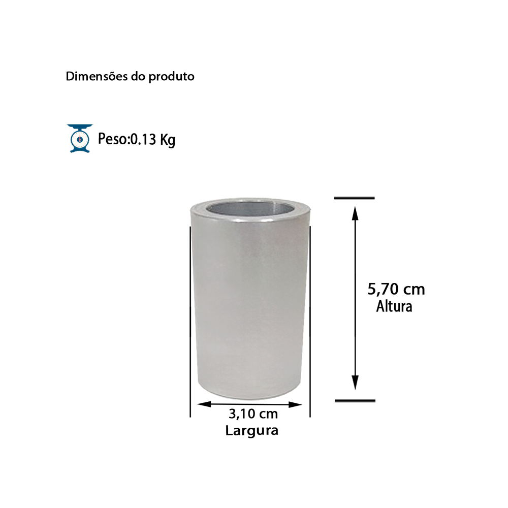 BUCHA DE PROTEÇÃO PARA MODELOS DE BOMBAS THS-18 - THSI-18 - AE-3