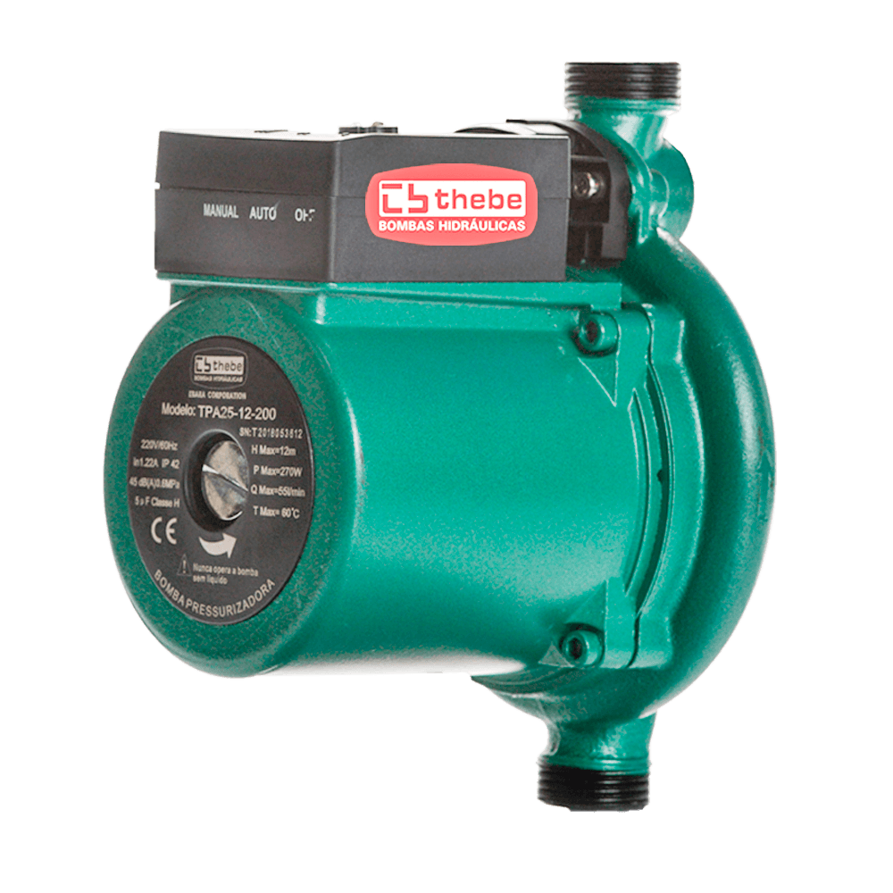 Bombas Threadbare BOMBA MONOESTÁGIO TPA 15-9-160 0,16 cv MONOFÁSICO MOTOR THEBE IP42 127 ...